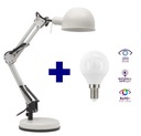 Kanlux PIXA biela stolová lampa + sada LED 4W