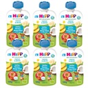 HiPP BIO Tuba Jablkovo-banánovo-mango-kokosová pena 6x100g