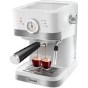 Sencor SES1720WH 1050W 20 barový filamentový espresso kávovar na 2 kávy, biely