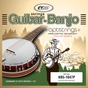 GorStrings KB5 struny na 6-strunové banjo gitarové struny 1047