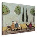 Sam Toft Cycling Trip Obrazové plátno 50x40 cm