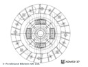 BLUE PRINT ADM53137 Kotúč spojky