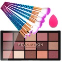 Paletka očných tieňov Makeup Revolution Sada 20 štetcov