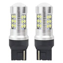 CANBUS 3030 24SMD W21W Biele LED žiarovky 12V/24V