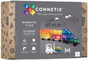 CONNETIX MAGNETICKÉ BLOKY DÚHOVÝ TRANSPORTNÝ BAL 50 ELEMENTOV