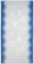 Osuška GRENO FLORA OCEAN BLUE 70x140