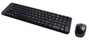 Logitech MK220 Wireless Combo Black QWERTY klávesnica a myš