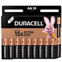 Duracell AA LR6 alkalické batérie x 18 ks