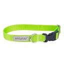 Amiplay Samba Nastaviteľný obojok XL 45-70 x 2,5 cm zelený