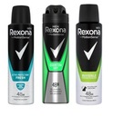 REXONA MEN DEO Antiperspirant sprej 150 ml 3x mix