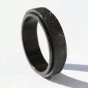 MATTE BLACK RING antistresový rotačný prsteň z chirurgickej ocele