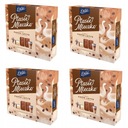 4x 340g WEDEL Ptasie mleczko caffe latte