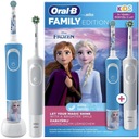 FAMILY SET ORAL-B KIDS FROZEN + ORAL-B VITALITY ZUBNÁ KEFKA, BIELA