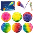 6X ASTRO JUMP MOON BALL HIGH BOUNCE BALL SET FARBY