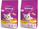 Whiskas Suché krmivo pre mačky s DELICIOUS KURAcími placičkami 2,8 kg