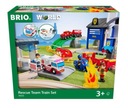 BRIO 36025 DELUXE POŽIARNY A POLICAJNÝ SET