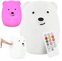 3D LED nočná lampa BEAR Nite Pets silikón + REMOTE