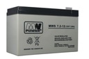 BATÉRIA 12V 7,2Ah MWS UPS POWER ALARM. NÚDZA