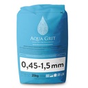 PREMIUM kremenný piesok, sklo Aqua Grit 25kg CERTIFIKÁT