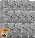 12x Monster Shine APT Grey Microfiber 40x40 280gsm