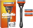 Holiaci strojček Gillette Fusion 5 + 3 čepieľky - krabička - ako darček