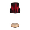 Stolná lampa MILA MILA BIRCH BLACK RED