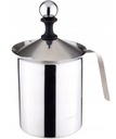 Hoffner napeňovač mlieka, tamper na kávu latte, 800 ml, nerez, veľ