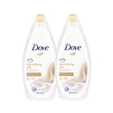 Dove Silk Glow sprchový gél 2 x 500 ml