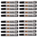 BIC Permanent Marker Black Round Set x20