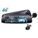 4G Android GPS 3 Lens ADAS Mirror DVR GPS