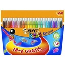 Popisovače BiC Kids Kid Couleur 24 farieb