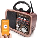 KUCHYNSKÉ RÁDIO BATÉRIOVÉ PRENOSNÉ BLUETOOTH USB FM ŠTÝLOVÉ RETRO VINTAGE