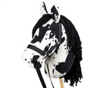 Skippi Hobby Horse - škvrny - čierne škvrny - kôň na palici - ohlávka