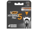 Bic System cartridge pre Hybrid Flex 5 žiletiek Blister 1 balenie - 4 ks