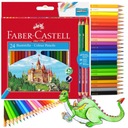 Faber Castell školské ceruzky, zámok, 24 farieb