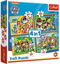 PRÁZDNINOVÉ PUZZLE Tlapková patrola 4V1 207 KUSOV. KLUB