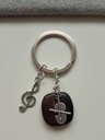 MUSICAL KEYRING HUSLE NOTE DARČEK EBENY MUSIC