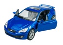 WELLY HYUNDAI GENESIS COUPE BLUE 1:34 NOVINKA