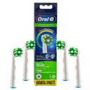 Oral-B Cross Action EB50-4 hroty, 4 kusy, biela