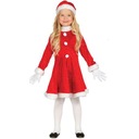 Mikulášsky outfit, VIANOČNÝ kostým, šaty PANI SANTA, 98 cm