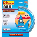 C4814 DIAMANTOVÝ DISK SUPER TURBO 180 MM RICHMAN