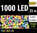 Energeticky úsporné LED svietidlá Bulinex 1000led multicolor, dĺžka 25m