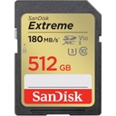 SANDISK EXTREME SDXC 512 GB 180 MB/s V30 UHS-I U3