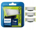 3 x náhradné čepele Philips One Blade QP230/50