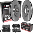 DACO DISCS x2 PADS predné Alfa Romeo 159 Brera