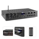 6-zónový HIFI 600W BT USB SD FM PILOT zosilňovač