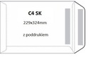 C4 biela SK obálka 229x324mm s potlačou, 250 ks.