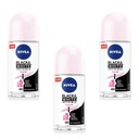 Nivea Invisible Clear Deo Roll-on dámsky roll-on antiperspirant 3 x 50 ml