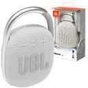 JBL CLIP 4 BEZDRÔTOVÝ REPRODUKTOR VODEODOLNÝ MOBILNÝ BLUETOOTH BIELY