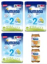 Humana 2 750g HMO x 3 ks + 2 ks Jablkový banánový dezert